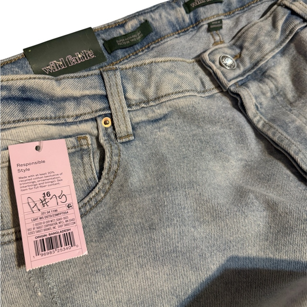 Wild Fable Light Gray Straight Leg Jeans - Picture 3 of 6